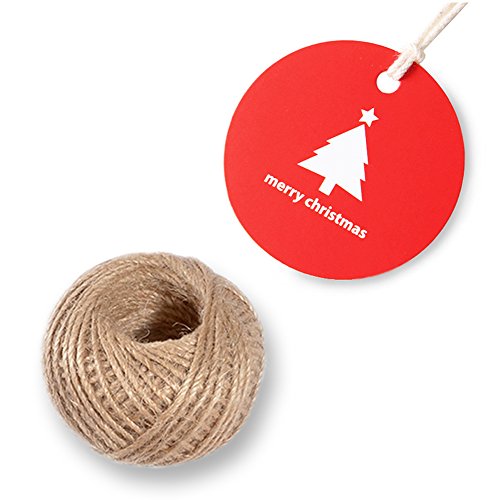 g2plus Lot de 100 étiquettes de cadeau de Noël ...