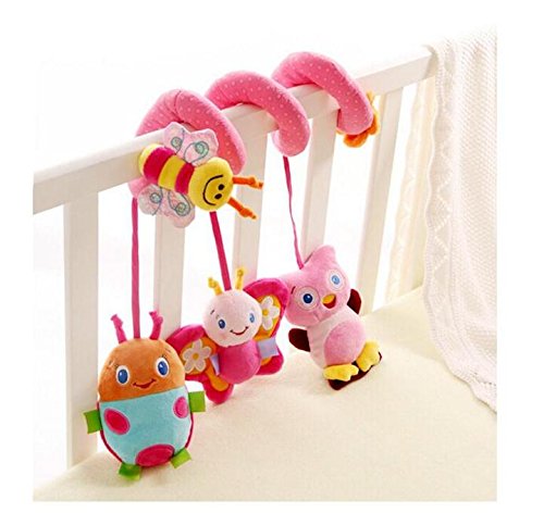 Jouet de Poussette Berceau Hochet en Peluche Jo...