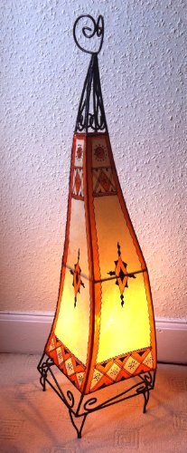 Lampadaire Marocain de Henné Décorée - Base Car...