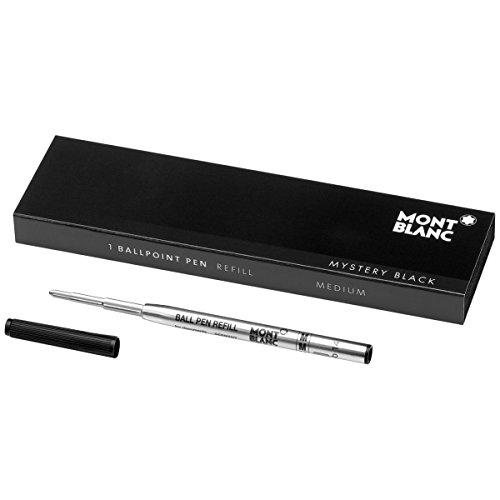 RECHARGE BILLE MONTBLANC NOIR MEDIUM X1