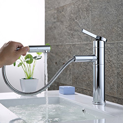 Robinet mitigeur tête rétractable pivotant à 36...