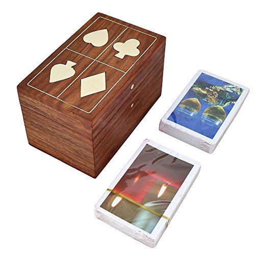 stockage double carte à jouer boîte unique cade...