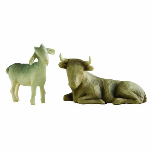 Willow Tree 26180 Figurine Crèche Boeuf et Chèvre 0726541008434 Enesco Willow Tree 26180 Figurine Crèche Boeuf et Chèvre 0726541008434 Enesco