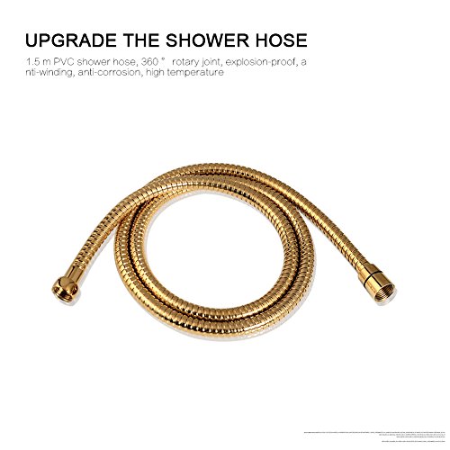 Anti-kink 1.5 metres stainless steel gloden sho...