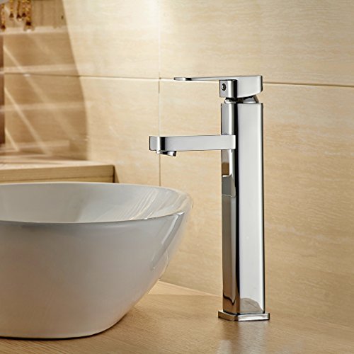 Auralum Mitigeur lavabo salle de bain robinet de lavabo de crops de cuivre robinetterie de chromé code EAN 0727670081619 