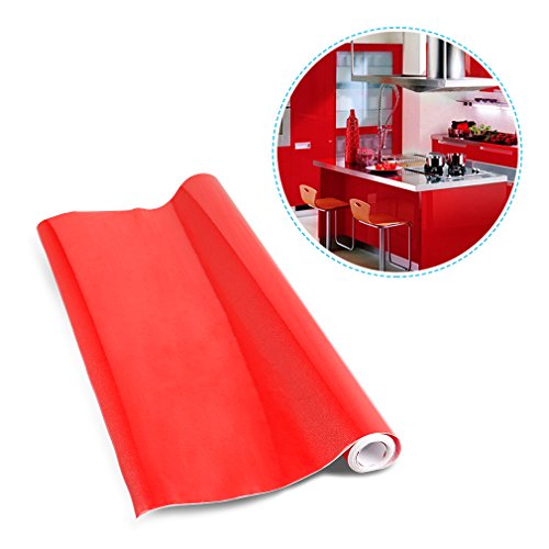 60 x 500 cm film stickers armoires pvc rouge étanche autocollant papier peint de cuisine pour meubles 0727670101805 ARUHE 60 x 500 cm film stickers armoires pvc rouge étanche autocollant papier peint de cuisine pour meubles 0727670101805 ARUHE