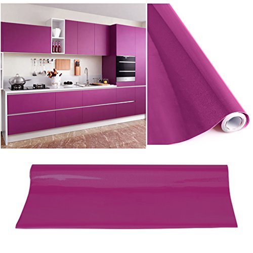 60 x 500 cm film stickers armoires pvc violet étanche autocollant papier peint de cuisine pour meubles 0727670101829 ARUHE 60 x 500 cm film stickers armoires pvc violet étanche autocollant papier peint de cuisine pour meubles 0727670101829 ARUHE