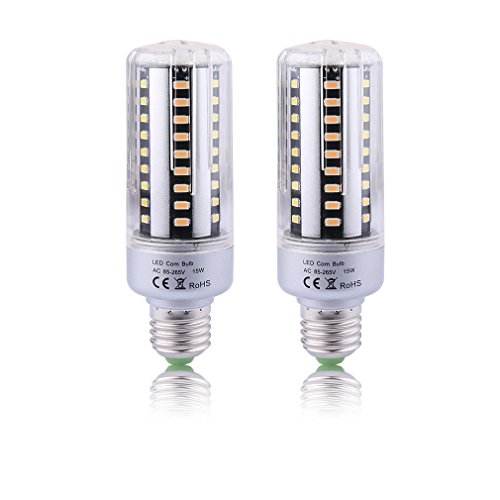 2*Anten® Maïs Léger Bulbe E27 15W 5736 SMD 60LE...