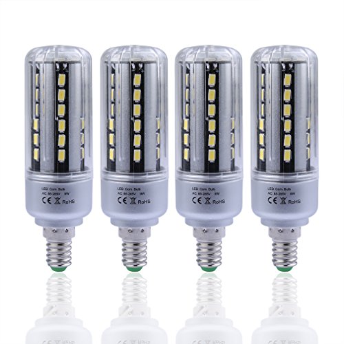 4*Anten® Maïs Léger Bulbe E14 9W 5736 SMD 42LED...