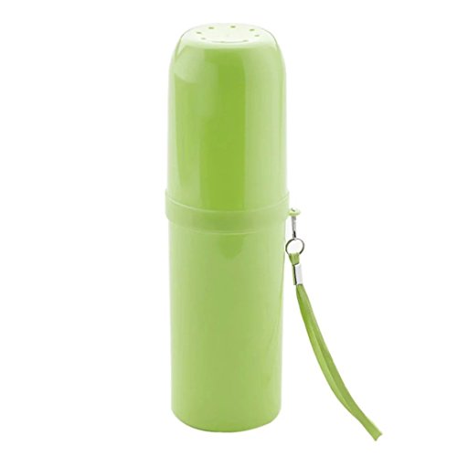 Augustcoco Augus tcoco portable Utility Support pour brosse à dents Porte-brosses à dents Dentifrice Cup Serviette Kit, Accessoires en plastique Voyage Candy Green 0728120578598 (0728120578598)