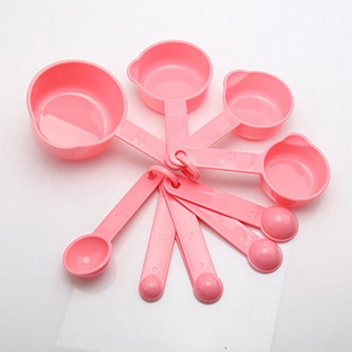 10 pcs mesure spoon septembre -pink couleur