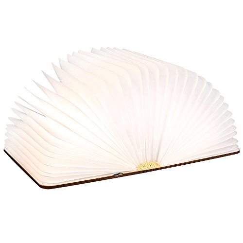 Homdox Lampe led pliante en forme de livre avec batterie lithium de 2500mah, blanc code EAN 0728290645373 