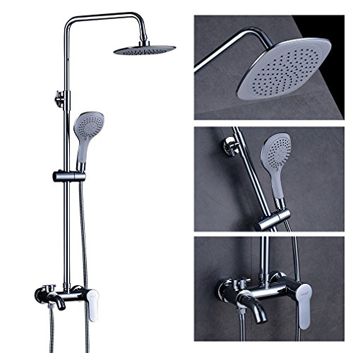 Set de Colonne de Douche Auralum® Chromé Colonn...
