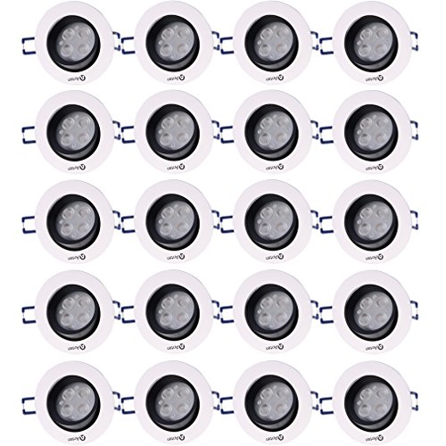20x Spot LED Anten® 4W Plafonnier LED Fixation ...
