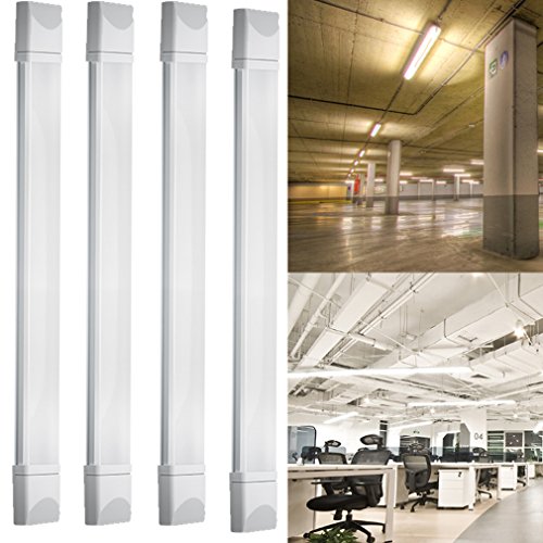 4x J&C® 120CM 36W Réglettes LED Etanche IP65 Ec...