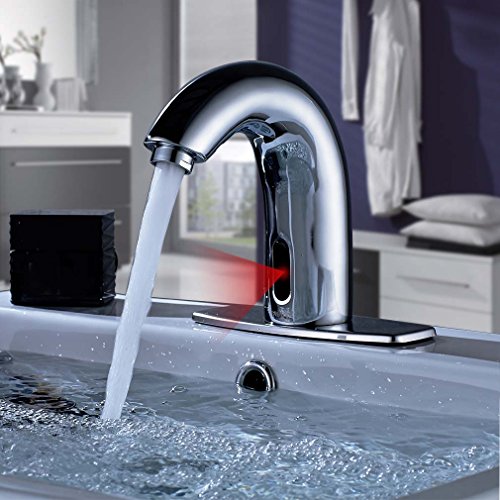 Robinet de Salle de Bain Aruhe® Chromée Mitigeu...