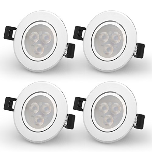 Spot LED Orientable Auralum® Lot de 8 Spots Enc...