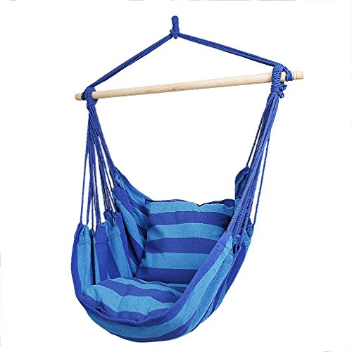 KINLO® Hamac de Jardin Fauteuil Suspendu Chaise...