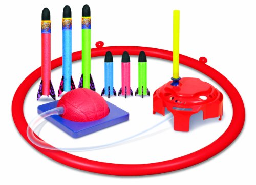 GeoSpace G-ospatiale 12923 Jump Rocket Launcher 3 Deluxe Rocket Set 0728369129230 (0728369129230)