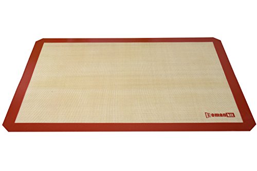 Silicone baking mat, baking tray liner burgundy...