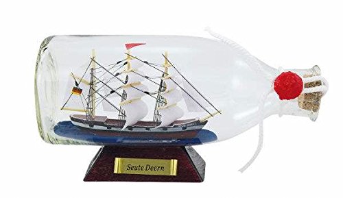 Seute deern bateau en bouteille longueur 16 cm