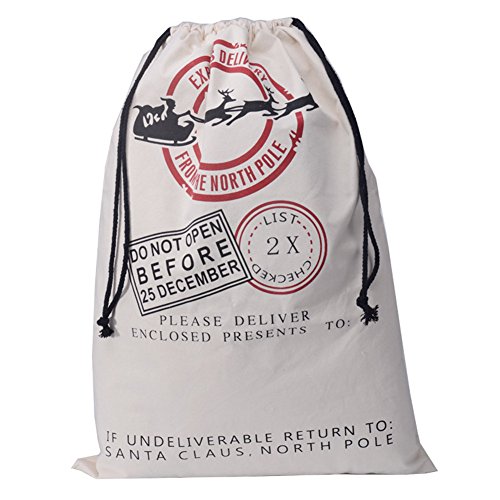 So Aromatherapy Chaussette de Noël personnalisable pour enfant Style vintage Père Noël Grande Taille avec nom. Décoration cadeau pour un enfant code EAN 0729910293929 