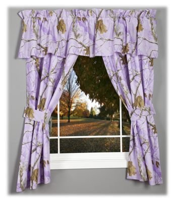 Realtree Ap lavande poche de tissu (2 panneaux, 2 embrasses) 0730733124260 (0730733124260)