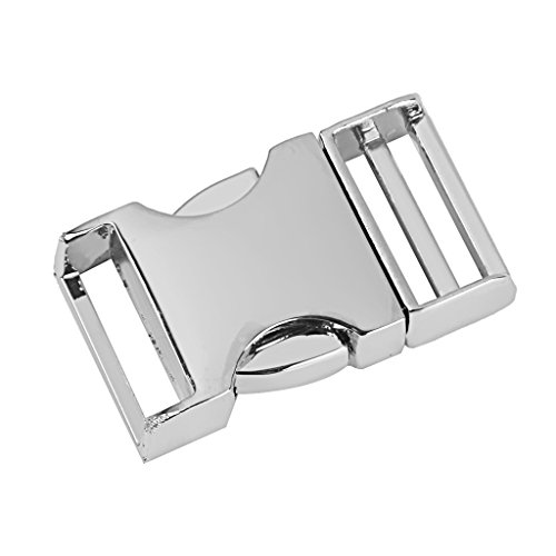 5 Boucles de dégagement latéral en métal incurv...