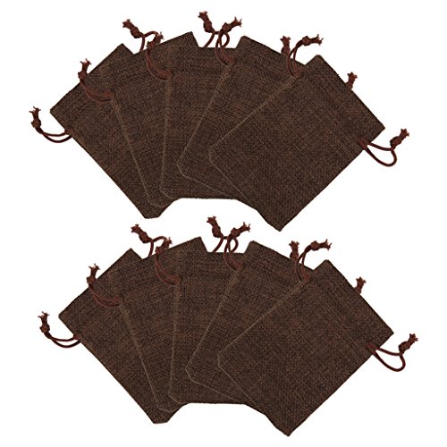 Lot de 10pcs Pochette à Bijoux Petit Sac Cadeau...