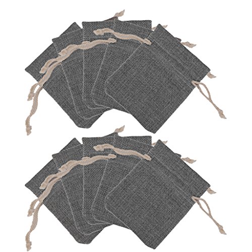 Lot de 10pcs Pochette à Bijoux Petit Sac Cadeau...