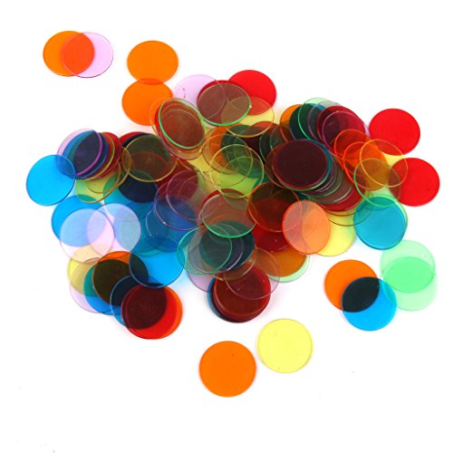 Générique 120pcs Jetons de Bingo en Plastique 3cm 6 Couleurs code EAN 0730792043199 