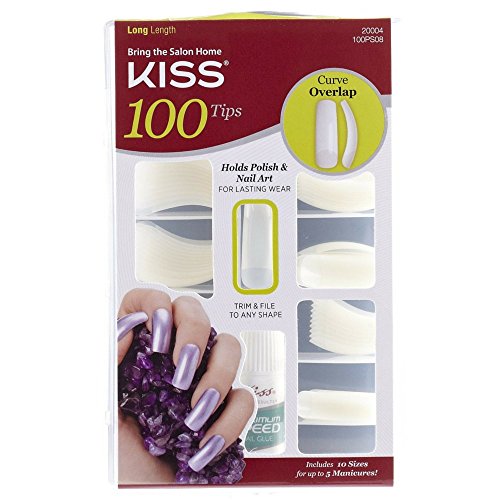 Kiss 100 ongles curve overlap (lot de 16) code EAN 0731509200041 