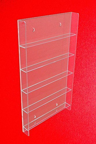 Nail Varnish Display Glass Cabinet, Wall-Mounte...