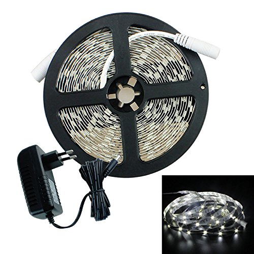 5 mètres led ruban 5050 blanc froid smd 150 led...