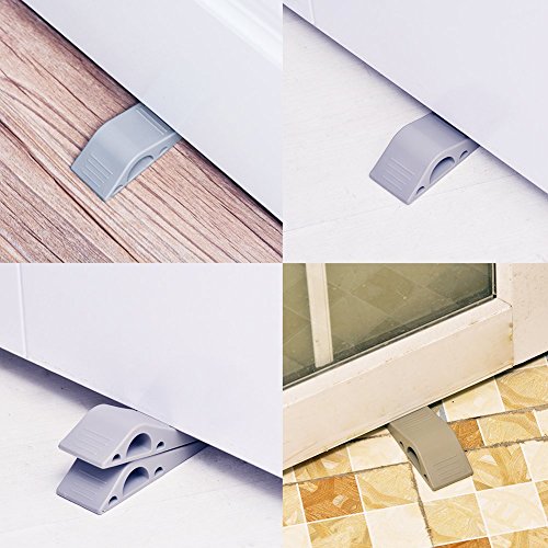 Arrêt de porte 3 sets cale-porte en caoutchouc