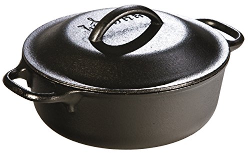 Lodge L2sp3 pre-seasoned cast iron serving pot de 2 quart by lodge code EAN 0732233460589 