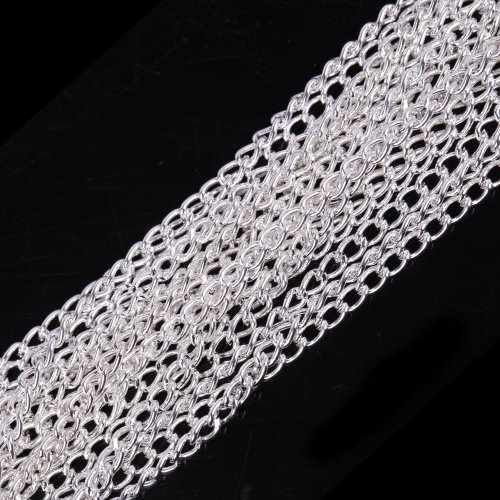 ILOVEDIY 5/100m Chaîne maille maillon Chaîne mé...