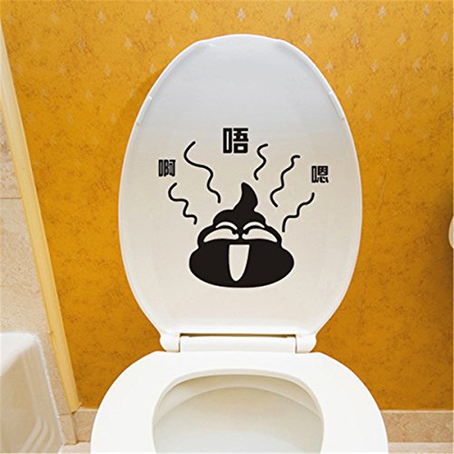 22 x 28 cm, la buanderie 10 stickers pour wc mu...