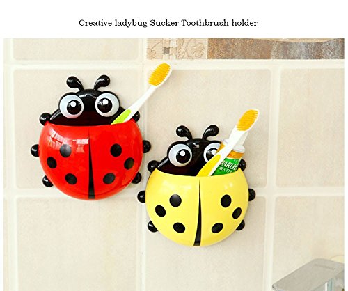 AcmeBuy acmebuy £ š TM) Support de rangement Creative organizadorbeetle Brosse à dents rack étagère robuste Chuck Brosse à dents Dentifrice recevoir en mousse nettoyant Étagère 0734135415698 (0734135415698)