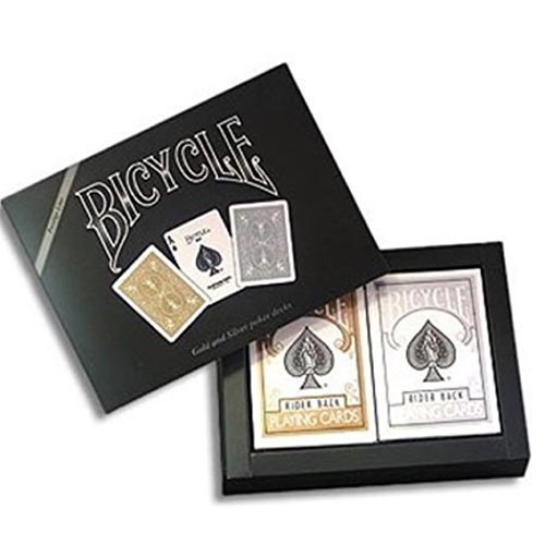 Coffret Bicycle prestige (2 jeux : doré et arge...