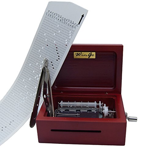 wingostore Boîte à musique en bois de hêtre 30 ...