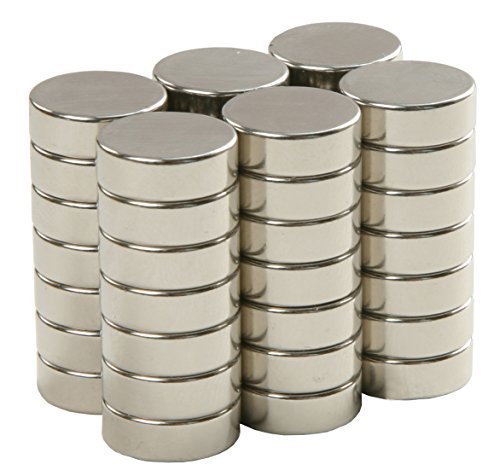 SBS Lot de 20 aimants en néodyme très puissants 20 x 1,5 mm code EAN 0736032941324 