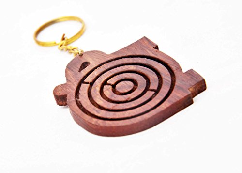 Labyrinthe Jeux en bois de style Keychain Éléph...