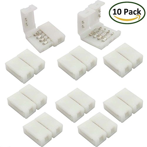 litaelek 10pcs connecteur LED connecteur avec f...