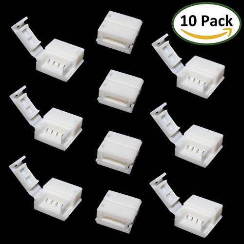 litaelek 10pcs Eau dense 4 broches LED connecte...
