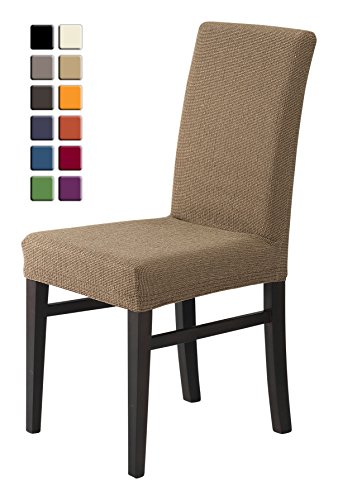 Zara housses pour chaises 2 pièces, stretch-hou...