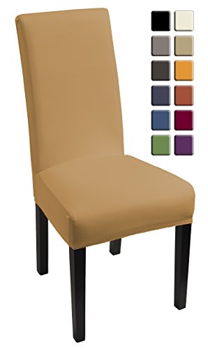 Lacoste housses pour chaises 2 pièces, stretch-...