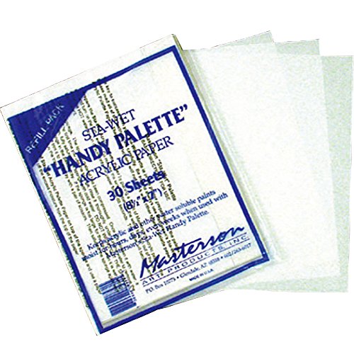 Sta-wet handy palette pack of 30 handy palette ...