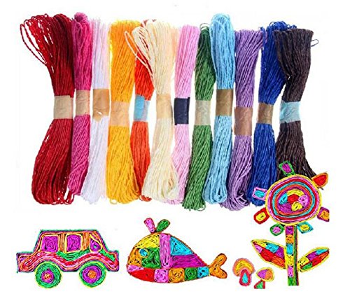 Papier coloré corde pour DIY Artisanat Arts éco...