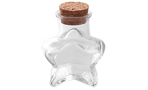 Lovely Forme étoile Petit bouteilles bocaux Tra...